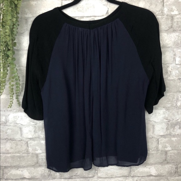 Babaton black and navy blouse - Picture 7 of 8